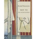 Cover: Not To - Sheep Meadow Press,U.S.