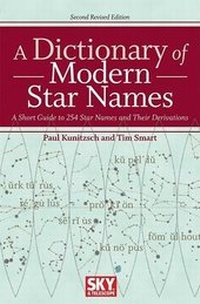 Enlarge image Cover: A Dictionary of Modern Star Names - Sky & Telescope
