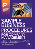 Cover: Sample Business Procedures for Company Management - Bizmanualz, Inc.