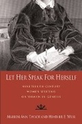 Cover: Let Her Speak for Herself - Baylor University Press