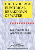 Cover: High-Voltage Electrical Breakdown of Water - Wexford College Press