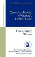 Cover: Care of Aging Women - American College of Obstetricians & Gynecologists