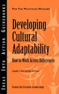 Cover: Developing Cultural Adaptability - Center for Creative Leadership