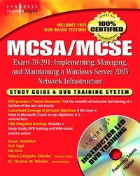 Abbildung von: MCSA/MCSE Implementing, Managing, and Maintaining a Microsoft Windows Server 2003 Network Infrastructure (Exam 70-291) - Syngress
