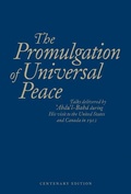 Cover: The Promulgation of Unviersal Peace (Blue) - Baha'i Publishing Trust