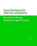 Cover: Study Workbook for ISBN 978-1933039213 Real Estate Closing Settlement Agent Training - Eiram Publishing