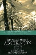 Cover: AIA 111th Annual Meeting Abstracts - Archaeological Institute of America