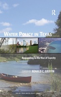 Cover: Water Policy in Texas - Resources for the Future Press (RFF Press)