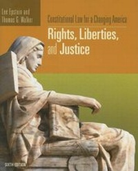 Abbildung von: Constitutional Law for a Changing America: Rights, Liberties, and Justice - CQ Press