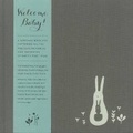 Cover: Welcome, Baby -- A Place to Capture Every Miracle and Milestone of Baby's First Year -- Aqua Bellyband Edition - Compendium Publishing & Communications