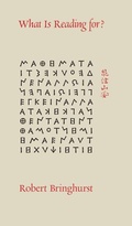 Cover: What is Reading For? - RIT Cary Graphic Arts Press
