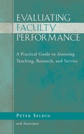 Cover: Evaluating Faculty Performance - Jossey-Bass