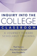 Cover: Inquiry into the College Classroom - Jossey-Bass