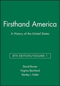 Cover: Firsthand America - Wiley