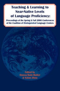 Enlarge image Cover: Teaching and Learning to Near-Native Levels of Language Proficiency IV - Msi Press