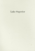 Cover: Lake Superior - Wave Books