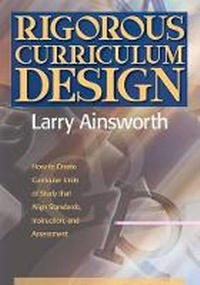Enlarge image Cover: Rigorous Curriculum Design - Lead & Learn Press