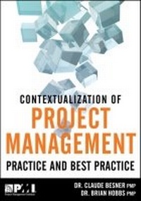 Enlarge image Cover: Contextualization of Project Management Practice and Best Practice - Project Management Institute