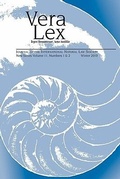 Cover: Vera Lex Vol 11 - Pace University Press