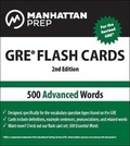 Cover: 500 Advanced Words: GRE Vocabulary Flash Cards - Manhattan Prep Publishing