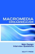 Cover: Macromedia Dreamweaver Web Design Interview Questions - Equity Press