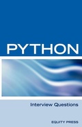 Cover: Python Interview Questions, Answers, and Explanations - Equity Press