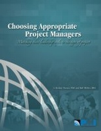 Enlarge image Cover: Choosing Appropriate Project Managers - Project Management Institute