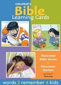 Cover: Children's Bible Learning Cards - Words2remember4kids