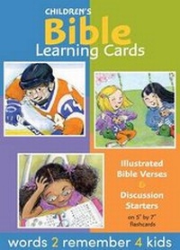 Enlarge image Cover: Children's Bible Learning Cards - Words2remember4kids