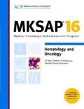 Cover: MKSAP 16 Hematology and Oncology - American College of Physicians