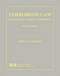 Enlarge image Cover: Terrorism Law - Lawyers & Judges Publishing