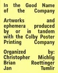 Cover: In The Good Name Of The Company - PictureBox Inc