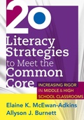 Cover: 20 Literacy Strategies to Meet the Common Core - Solution Tree Press