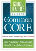 Cover: School Leader's Guide to the Common Core - Solution Tree