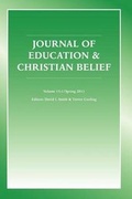 Cover: The Journal of Education and Christian Belief, Vol. 15, No. 1 (Spring 2011) - Calvin Campus Store / Calvin Press