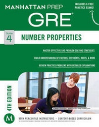 Abbildung von: Number Properties GRE Strategy Guide, 4th Edition - Manhattan Prep Publishing