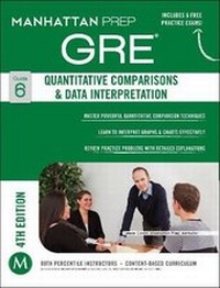 Enlarge image Cover: GRE Quantitative Comparisons & Data Interpretation - Manhattan Prep Publishing