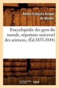 Cover: Encyclopedie Des Gens Du Monde, Repertoire Universel Des Sciences, (Ed.1833-1844) - Hachette Livre - BNF