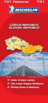Abbildung von: Czech/Slovak Republic 2007 - Michelin Maps