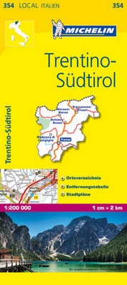 Abbildung von: Michelin Trentino - Südtirol - Michelin Editions des Voyages