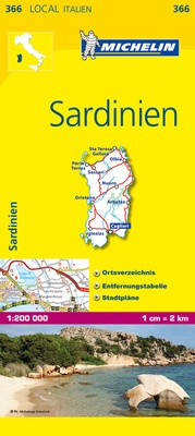 Abbildung von: Michelin Sardinien - Michelin Editions des Voyages