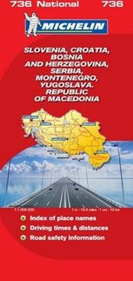 Abbildung von: Slovenia, Croatia, Bosnia 2007 - Michelin Maps
