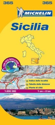 Abbildung von: Sicily - Michelin Local Map 365 - Michelin Editions des Voyages