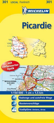 Abbildung von: Michelin Picardie - Michelin Editions des Voyages