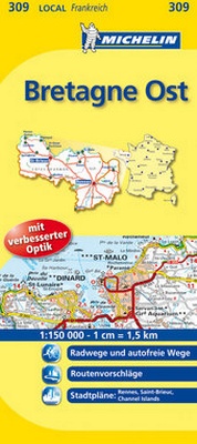 Abbildung von: Michelin Bretagne Ost - Michelin Editions des Voyages