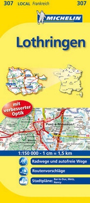 Abbildung von: Michelin Lothringen - Michelin Editions des Voyages