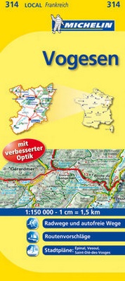 Abbildung von: Michelin Vogesen - Michelin Editions des Voyages