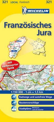 Abbildung von: Michelin Französiche Jura - Michelin Editions des Voyages