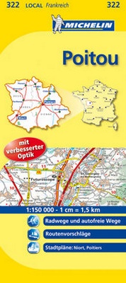 Abbildung von: Michelin Poitou - Michelin Editions des Voyages