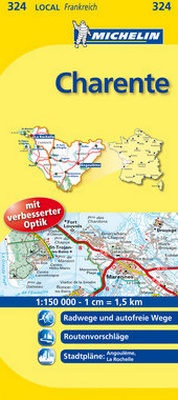 Abbildung von: Michelin Charente - Michelin Editions des Voyages